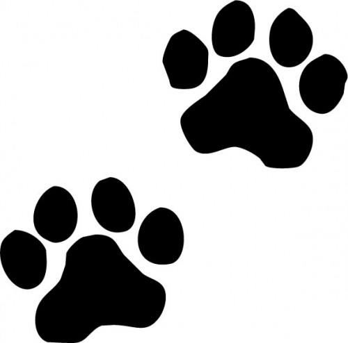 clip art of cat paw prints - photo #15