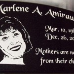 Price is $320 to $500 for a granite headstone similar in size to this one.