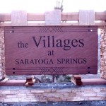 Villages Rock Sign