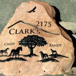 Personalized Rock Name Sign