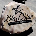 Black Star Boulder Sign