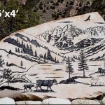 Farm Sign Ranch Sign Carved Stone 23