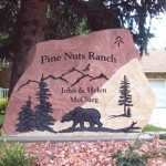 Farm Sign, Ranch Sign Carved in Stone 3