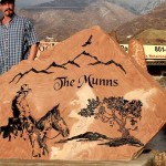 Farm Sign Ranch Sign Carved Stone 4