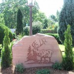 Flagpole Base Address Rock 2