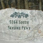 Flagpole Base Address Rock 4