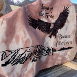 Flagpole Base Address Rock 7